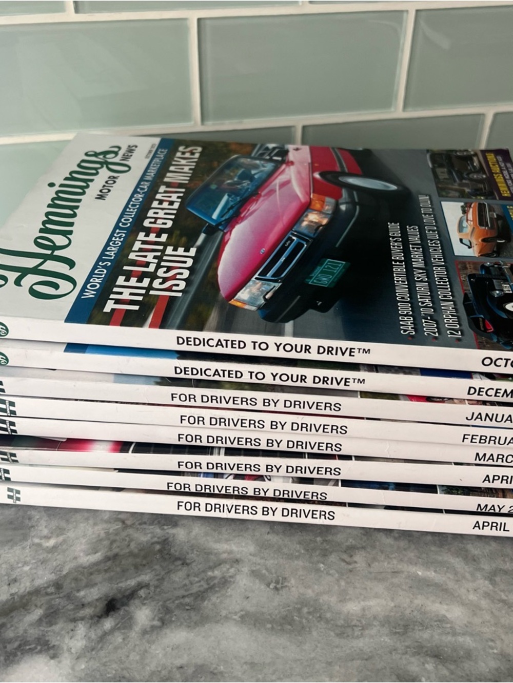 Hemmings Motor News Magazine Stack -
